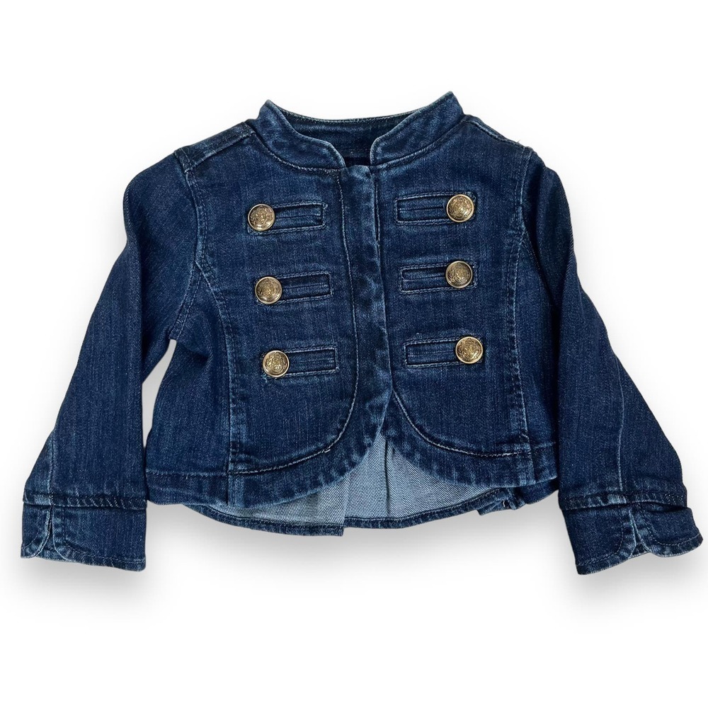 Baby Gap 1989 Dark Wash Denim Jean Jacket 12-18 Months